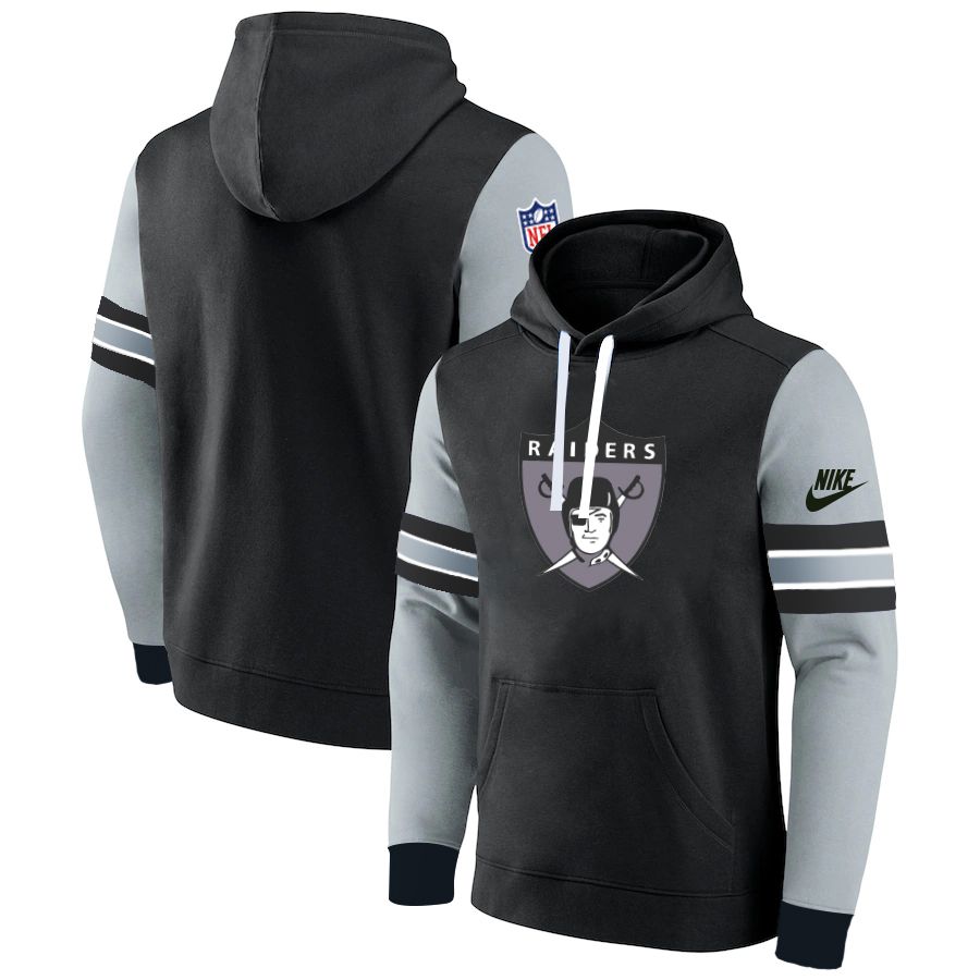 Men 2023 NFL Oakland Raiders black Sweatshirt style 1031